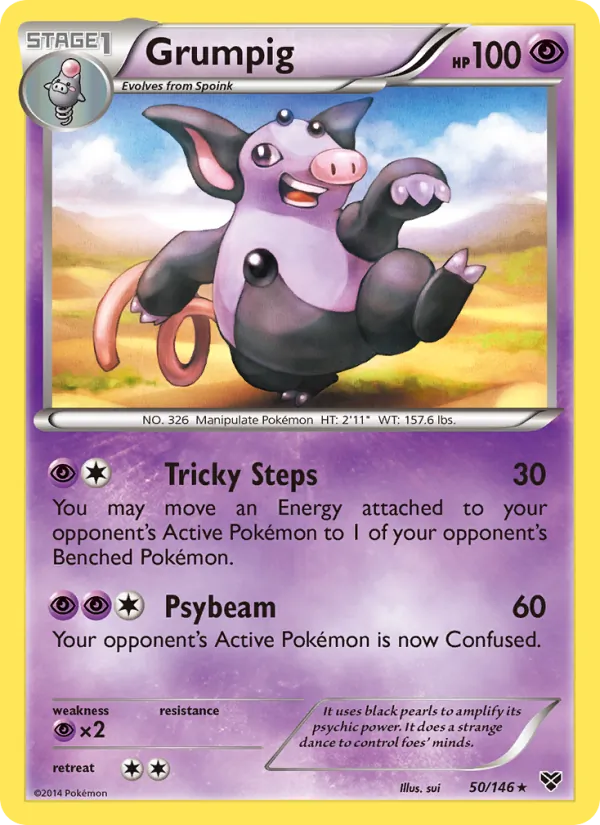 Grumpig, normal (xy1-50)