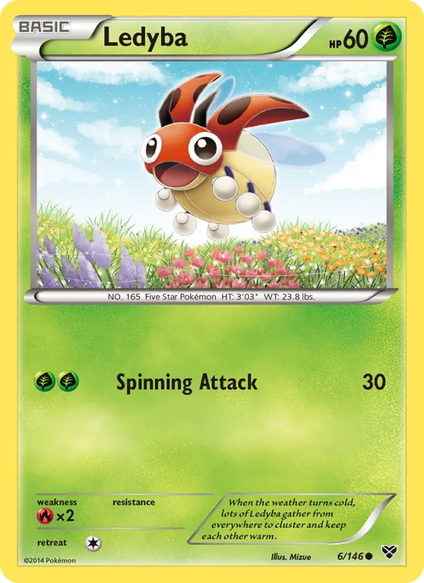 Ledyba, normal (xy1-6)