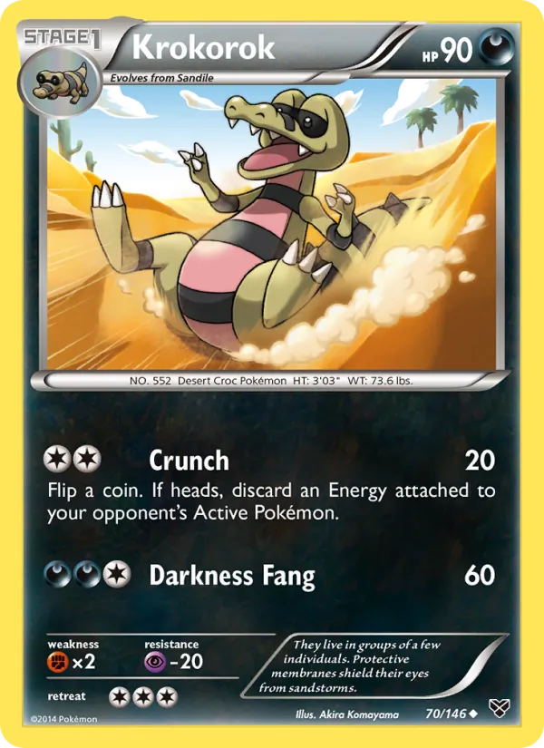Krokorok, normal (xy1-70)