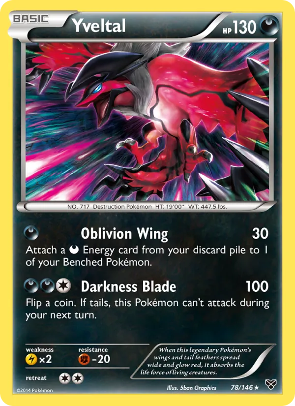 Yveltal, normal (xy1-78)