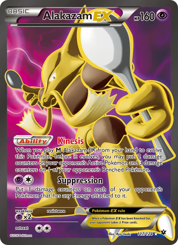Alakazam EX, normal (xy10-117)