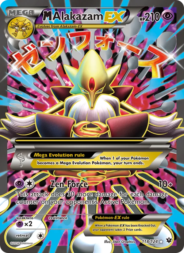 M Alakazam EX, normal (xy10-118)
