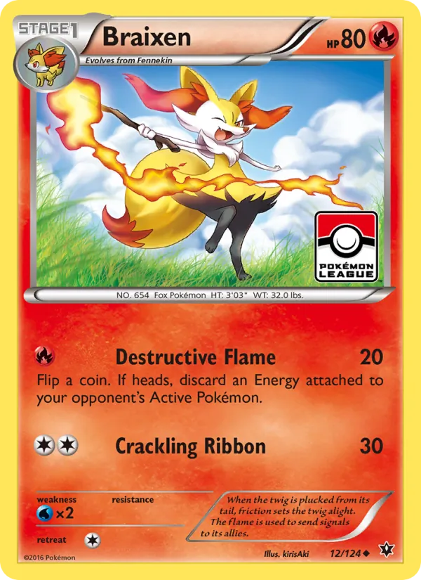 Braixen, normal (xy10-12)