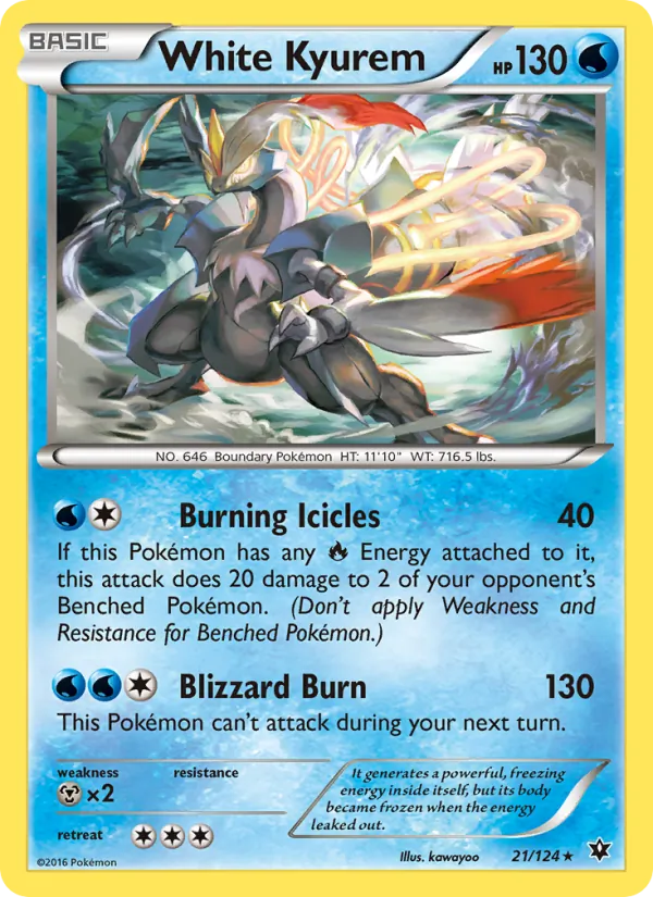 White Kyurem, normal (xy10-21)