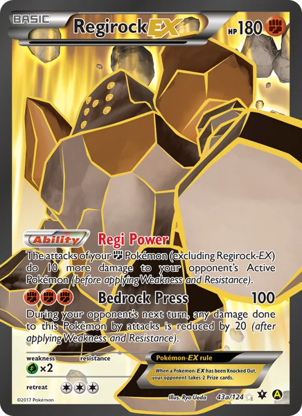 Regirock EX, normal (xy10-43)