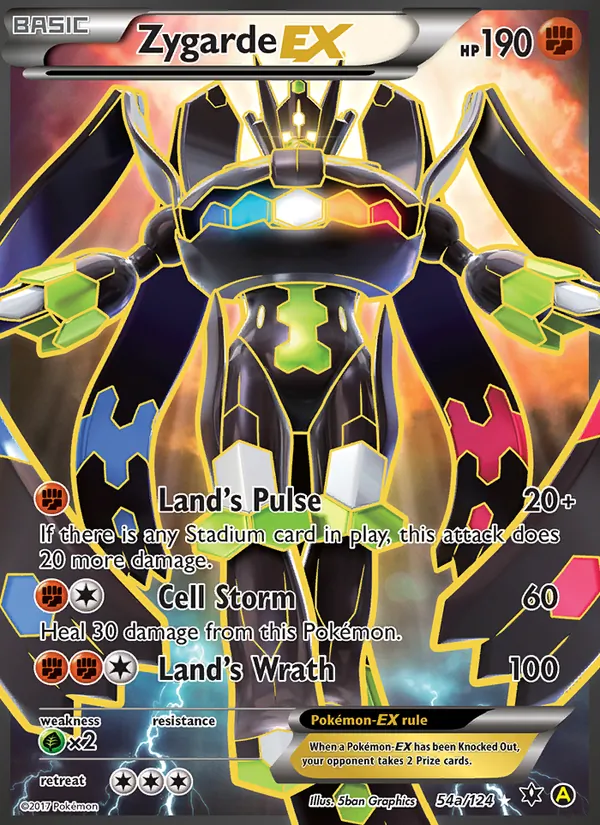 Zygarde EX, normal (xy10-54a)