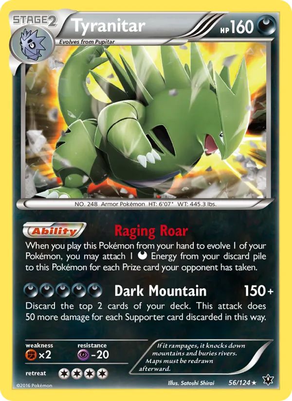 Tyranitar, normal (xy10-56)