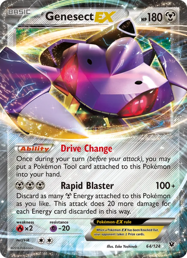 Genesect EX, normal (xy10-64)