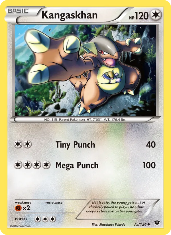 Kangaskhan, normal (xy10-75)