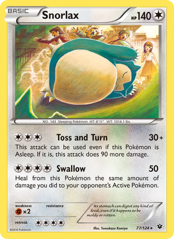 Snorlax, normal (xy10-77)