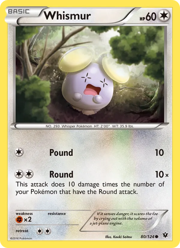 Whismur, normal (xy10-80)