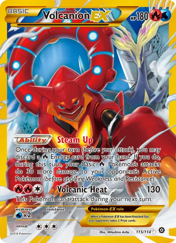 Volcanion EX, normal (xy11-115)