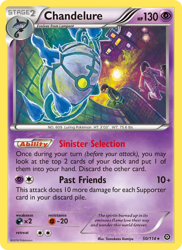 Chandelure, normal (xy11-50)