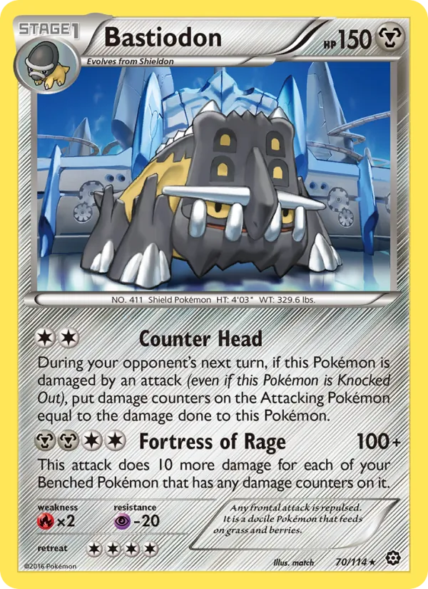 Bastiodon, normal (xy11-70)
