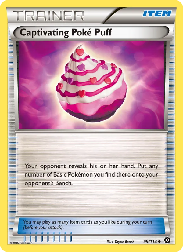 Captivating Poké Puff, normal (xy11-99)