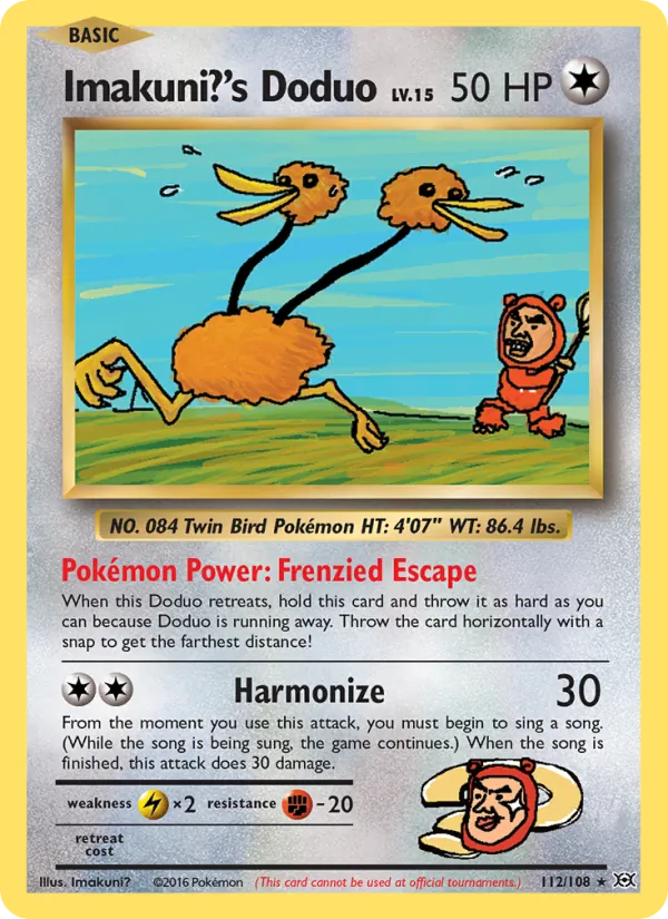 Imakuni?'s Doduo, normal (xy12-112)