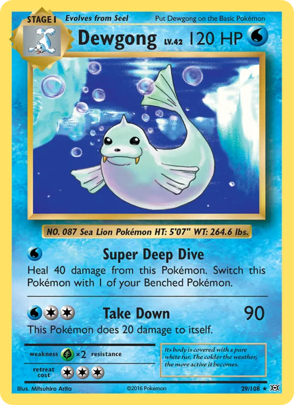 Dewgong, normal (xy12-29)