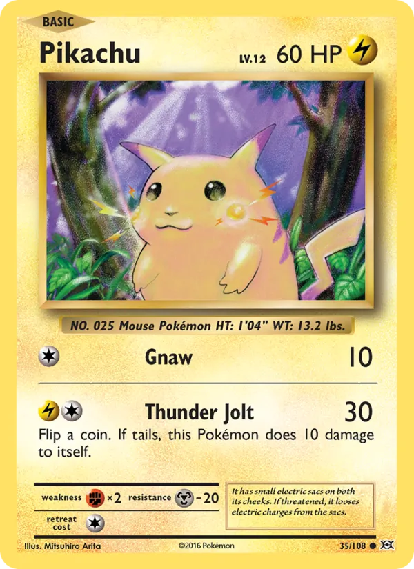 Pikachu, normal (xy12-35)