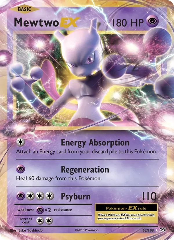 Mewtwo EX, normal (xy12-52)