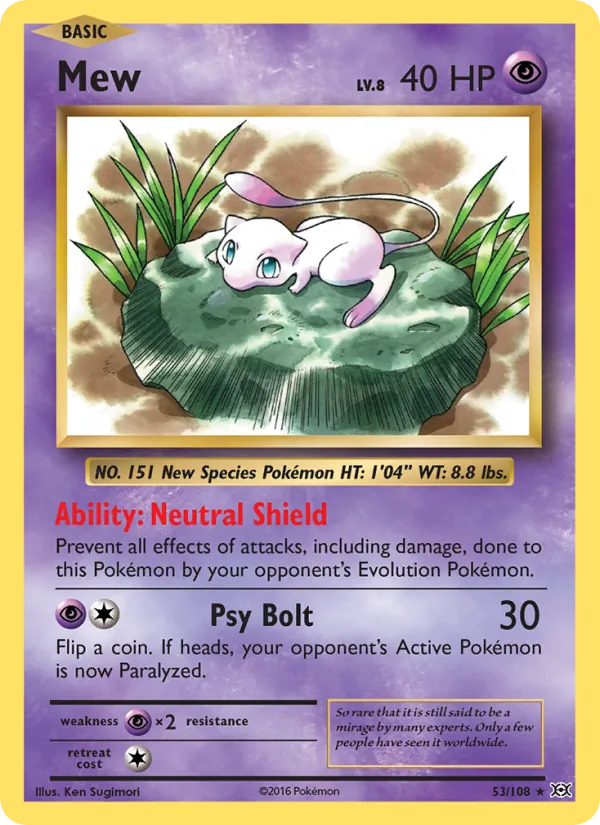 Mew, normal (xy12-53)