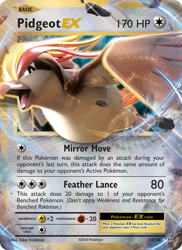 Pidgeot EX, normal (xy12-64)