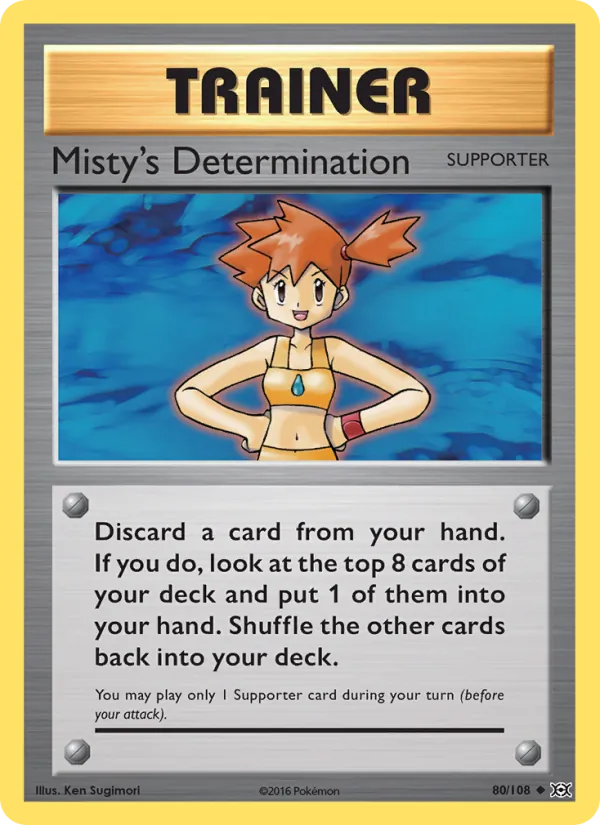 Misty's Determination, normal (xy12-80)