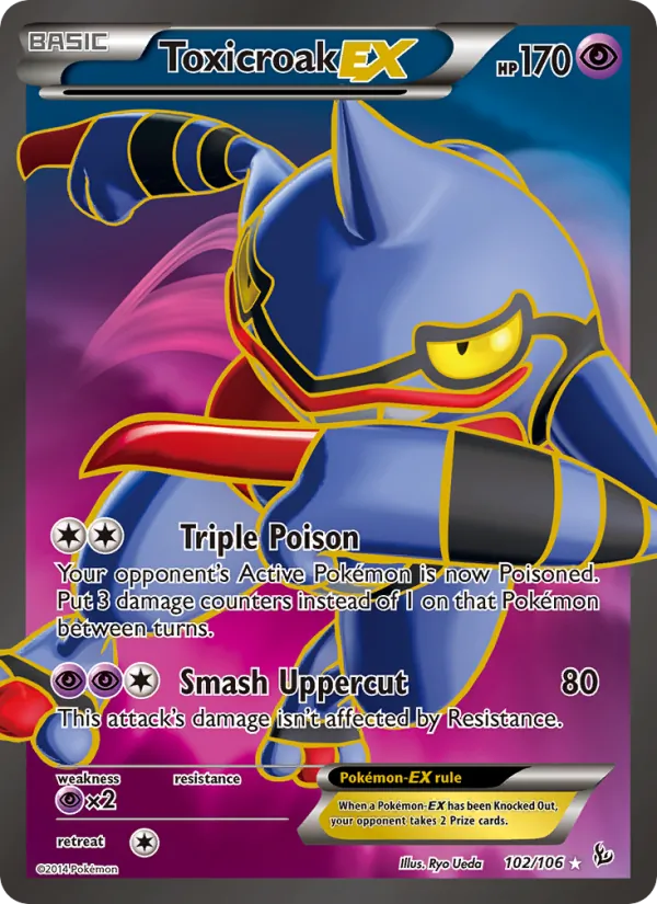 Toxicroak EX, normal (xy2-102)