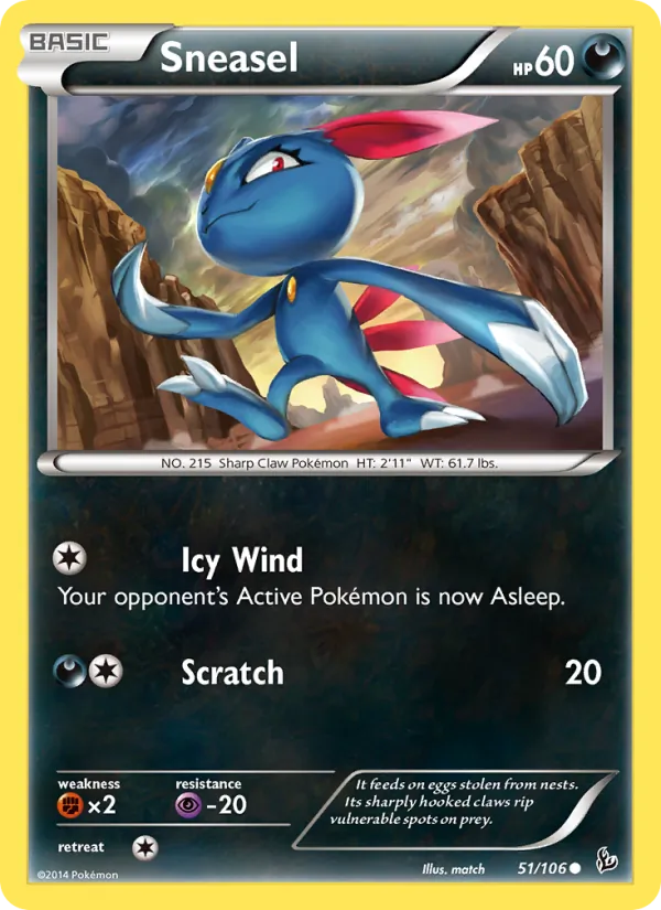 Sneasel, normal (xy2-51)