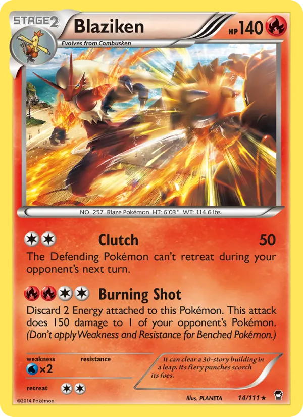 Blaziken, normal (xy3-14)