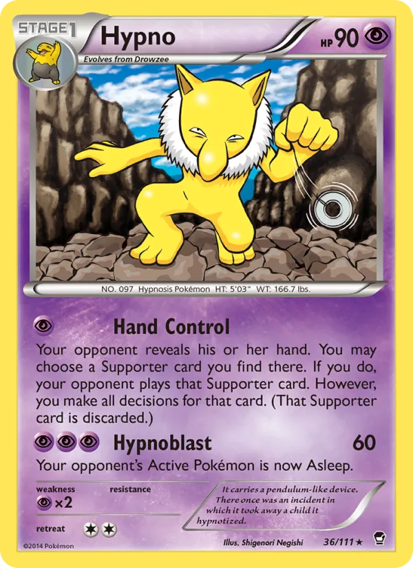 Hypno, normal (xy3-36)