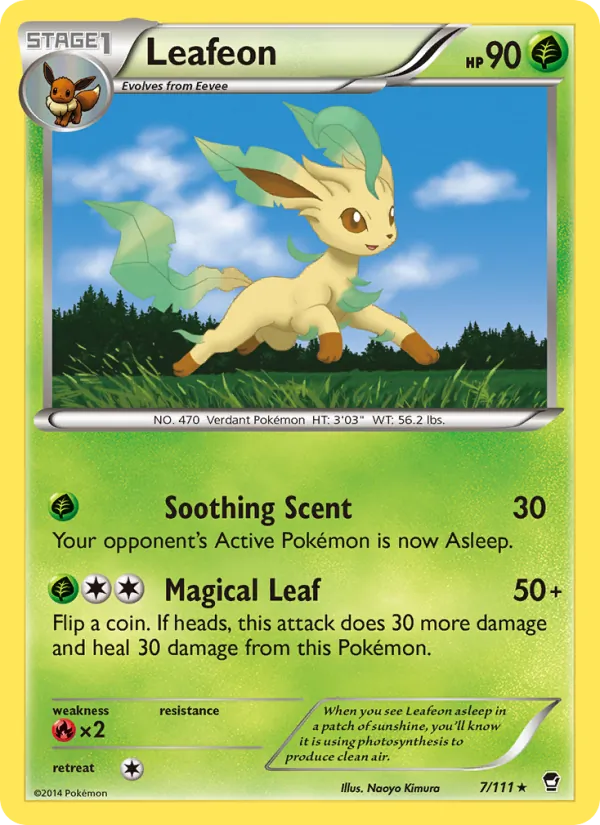 Leafeon, normal (xy3-7)