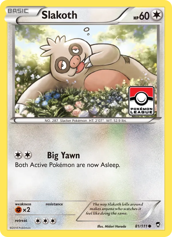 Slakoth, normal (xy3-81)