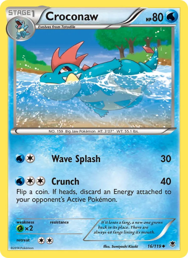 Croconaw, normal (xy4-16)