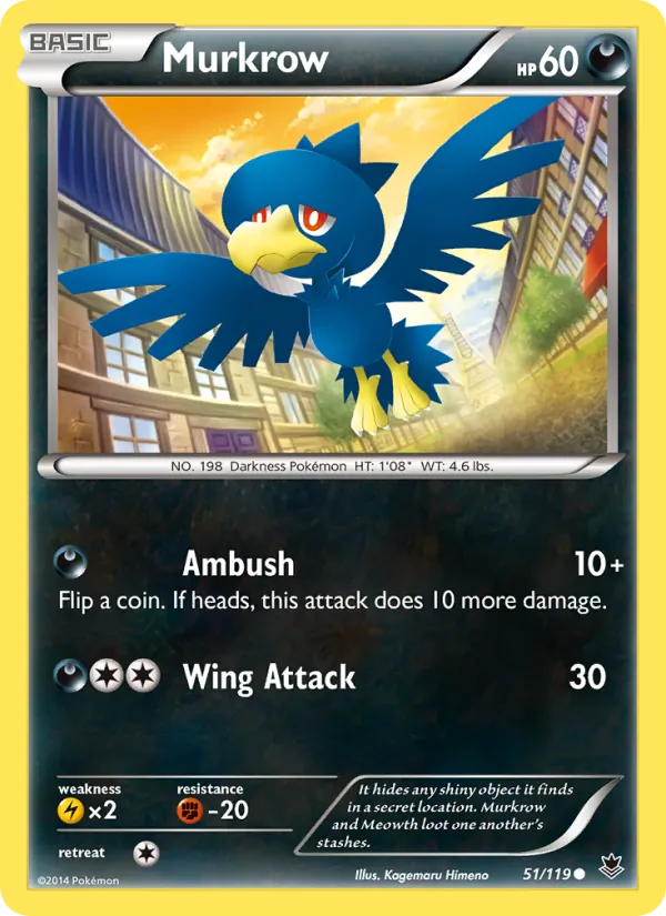 Murkrow, normal (xy4-51)