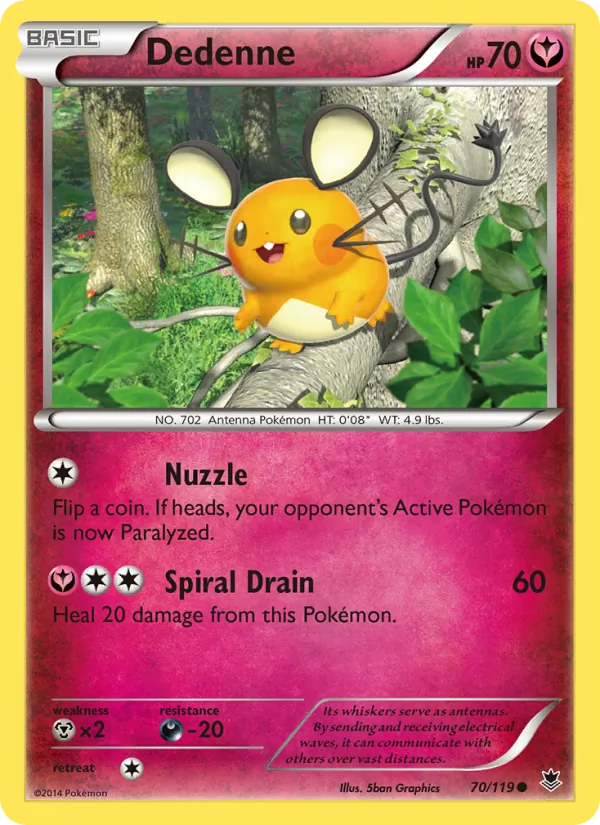 Dedenne, normal (xy4-70)