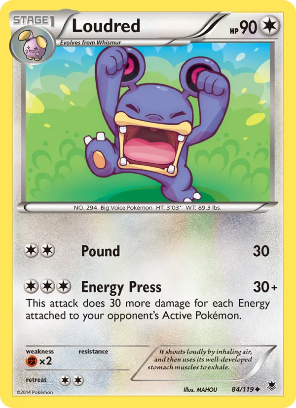 Loudred, normal (xy4-84)