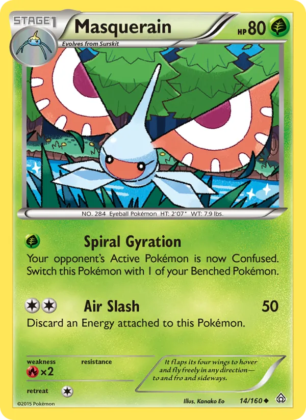 Masquerain, normal (xy5-14)