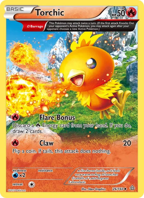 Torchic, normal (xy5-26)