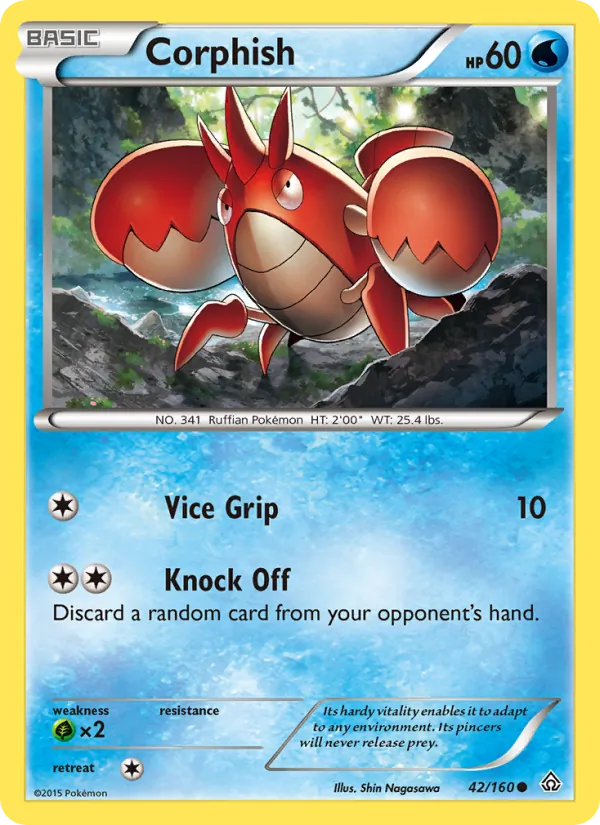Corphish, normal (xy5-42)