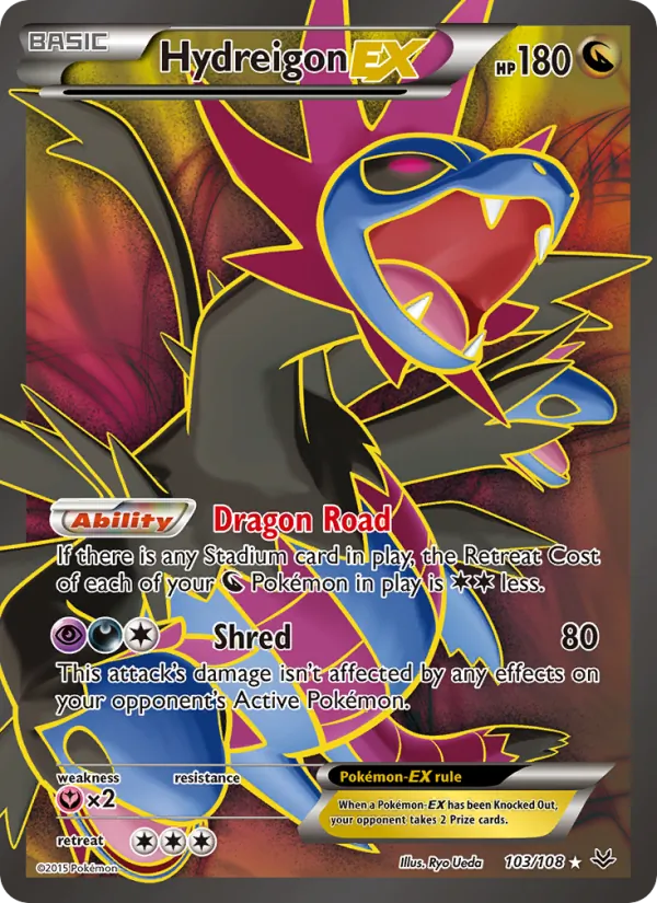 Hydreigon EX, normal (xy6-103)