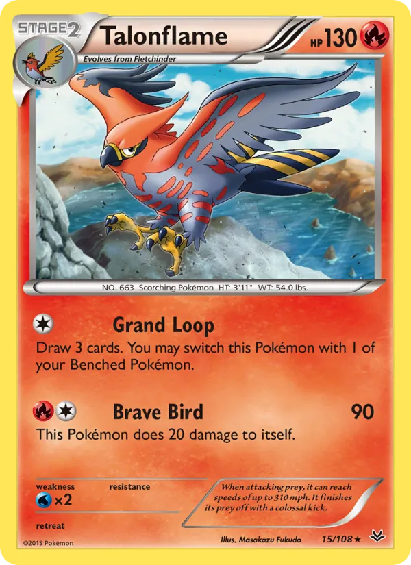 Talonflame, normal (xy6-15)
