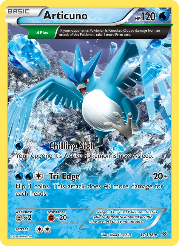 Articuno, normal (xy6-17)
