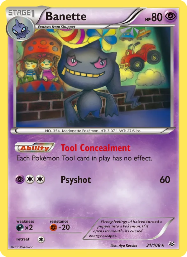 Banette, normal (xy6-31)