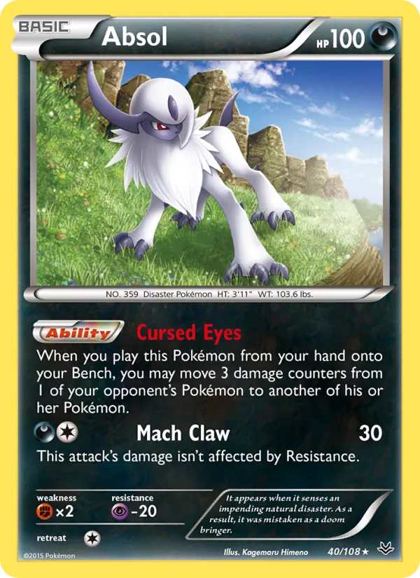 Absol, normal (xy6-40)