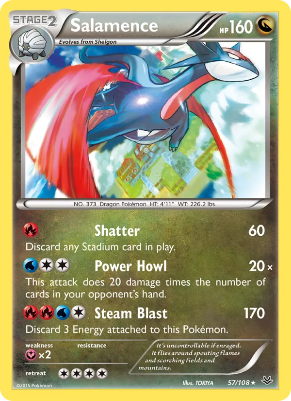 Salamence, normal (xy6-57)