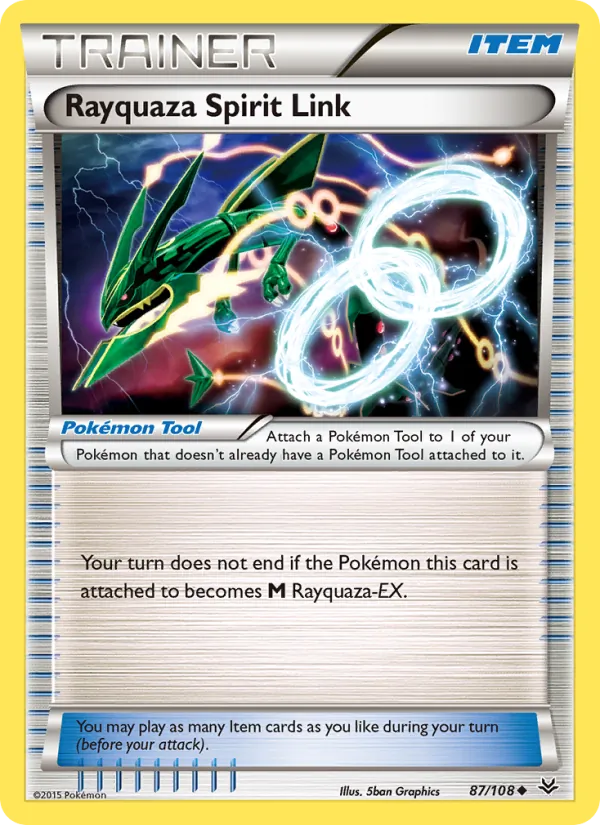 Rayquaza Spirit Link, normal (xy6-87)
