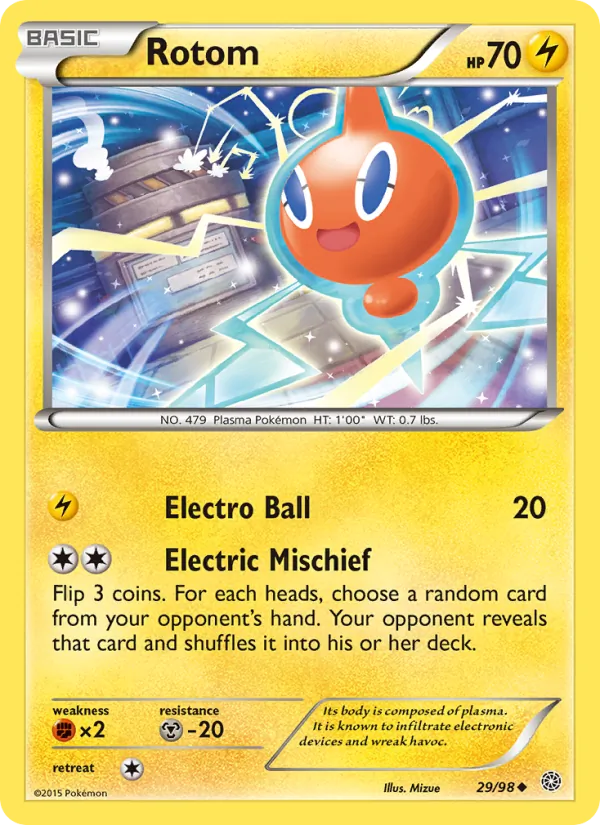 Rotom, normal (xy7-29)