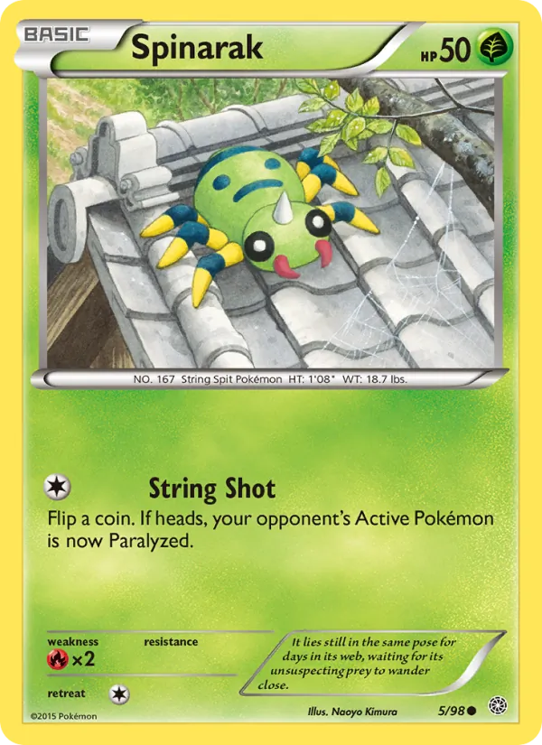 Spinarak, normal (xy7-5)