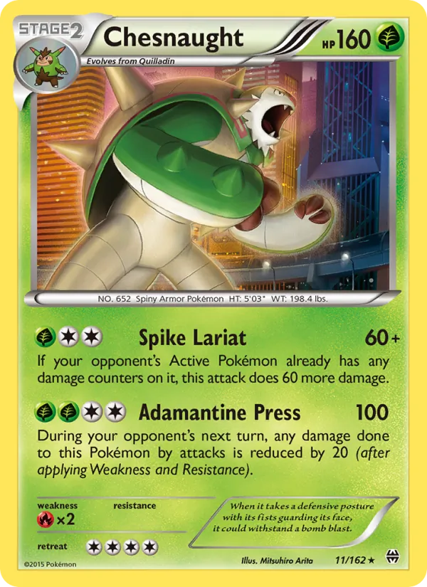 Chesnaught, normal (xy8-11)