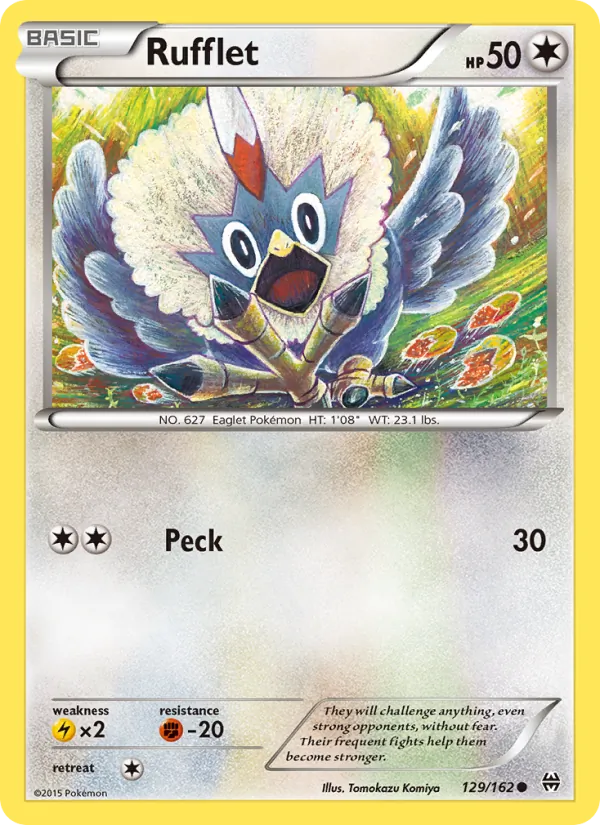 Rufflet, normal (xy8-129)